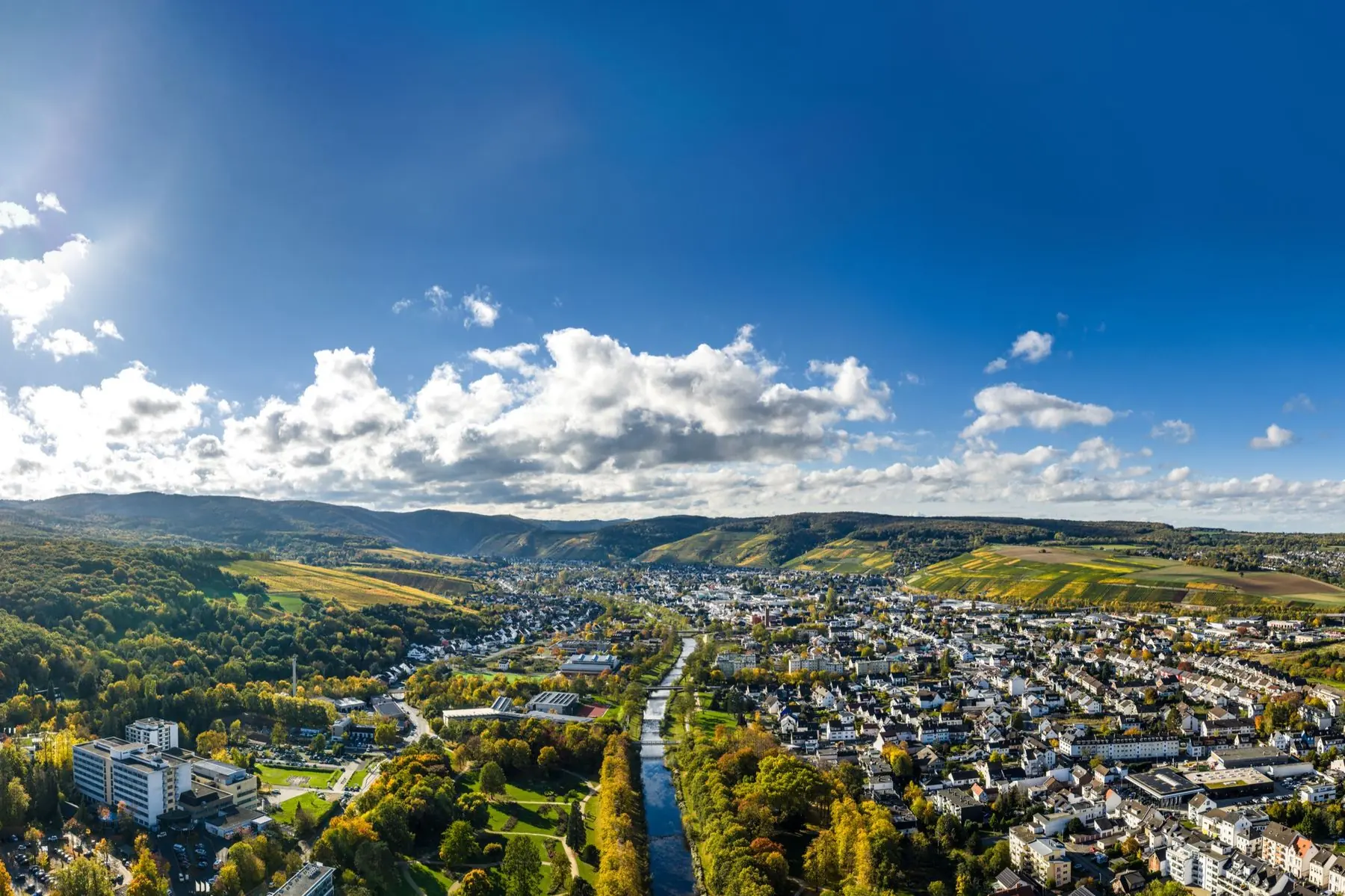 Ahrtal aus der Luft